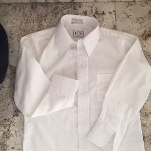 Boys white dress shirt